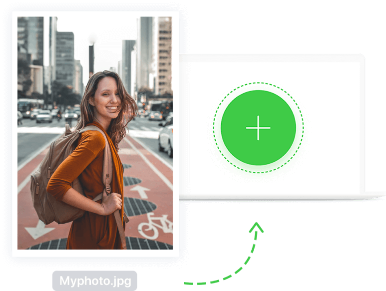 How it works image, step 1 - upload photo
